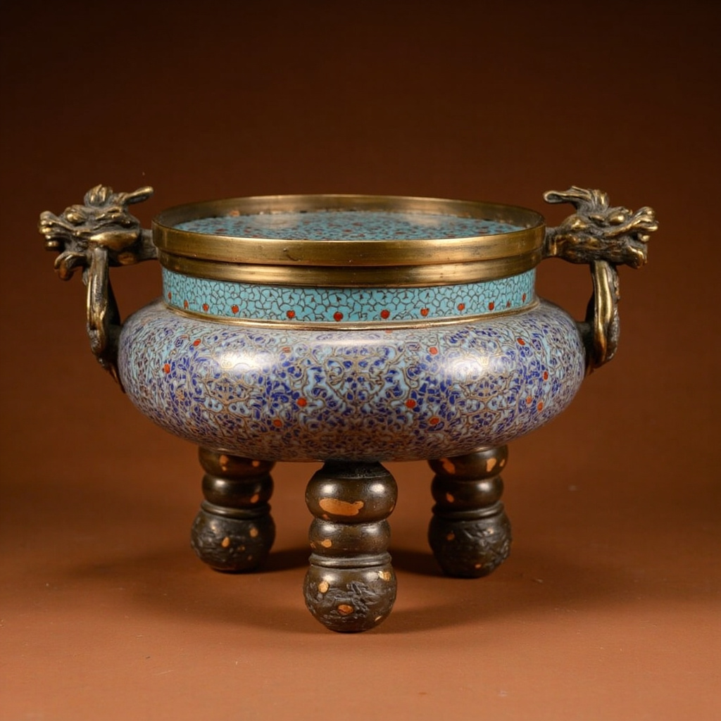 Modern minimalist ceramic incense burner