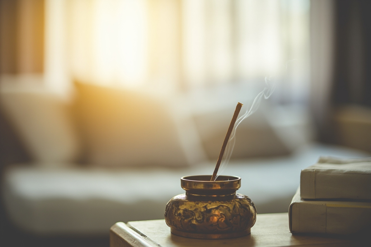 Bedroom incense practice