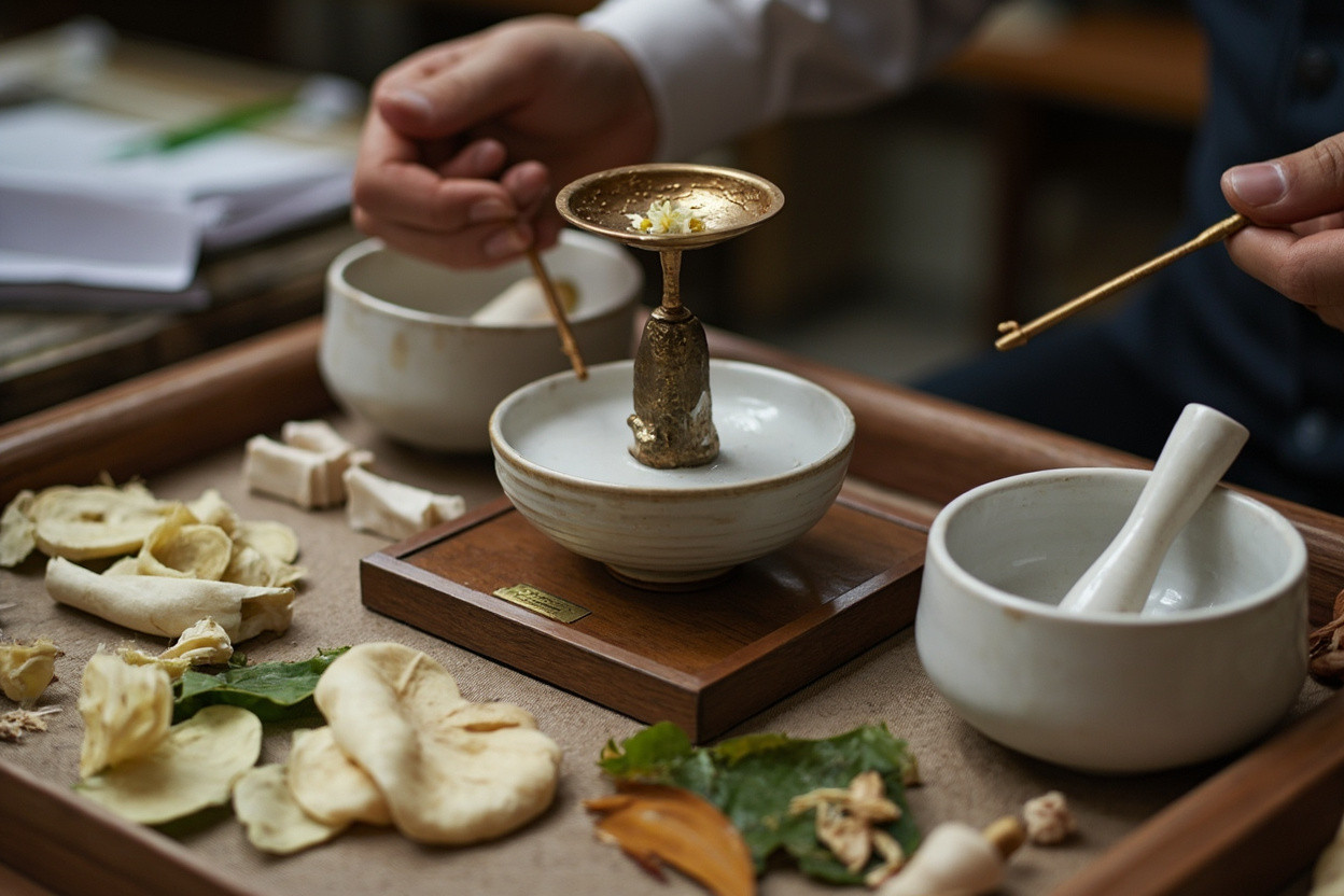 Traditional Chinese herbs for dampness dispelling incense