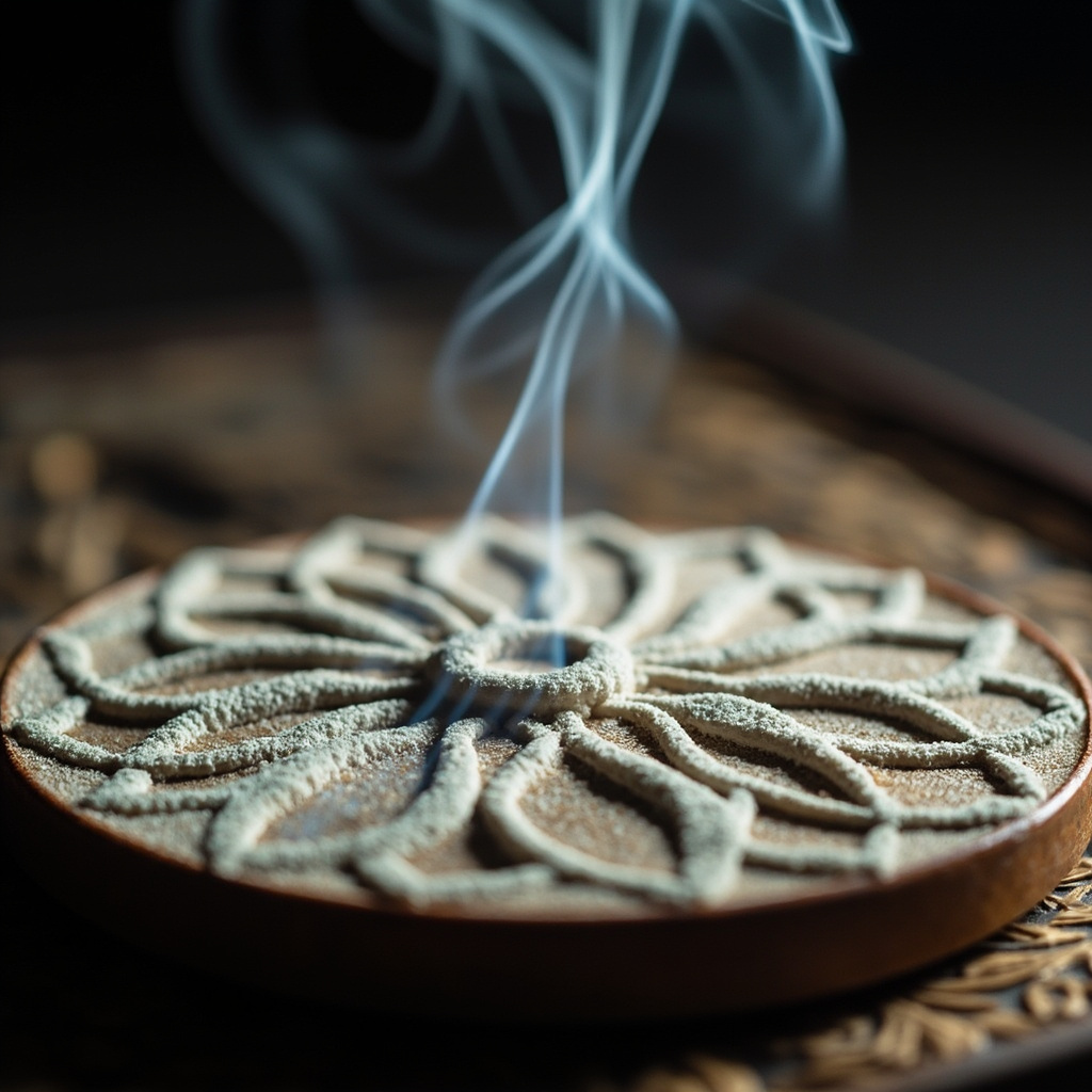 Traditional Chinese seal incense design patterns