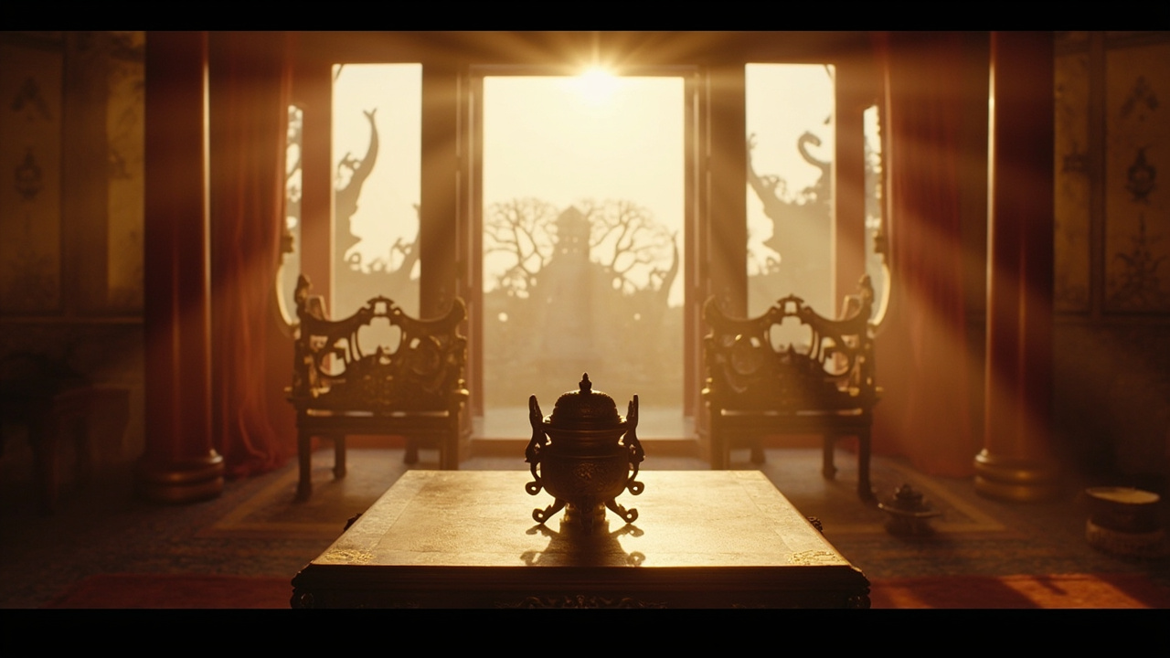 Ancient Chinese palace incense ceremony