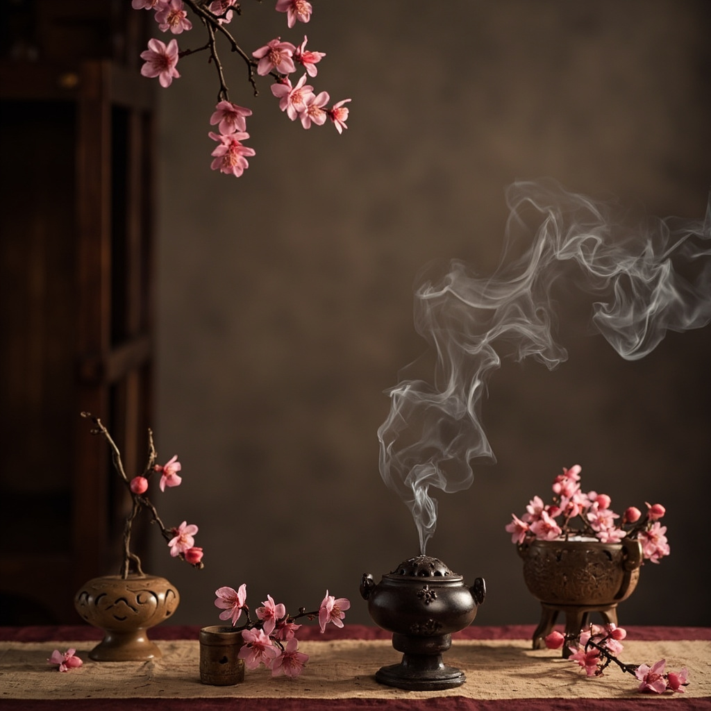 Traditional Chinese incense ceremony