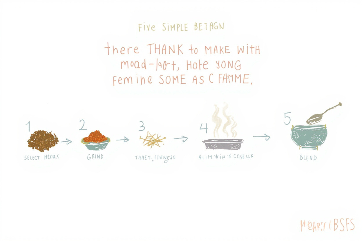 Step by step mood incense making guide