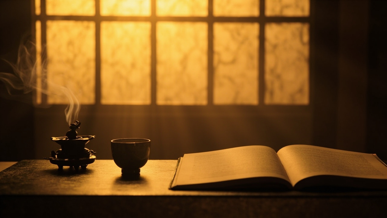 Morning incense ritual