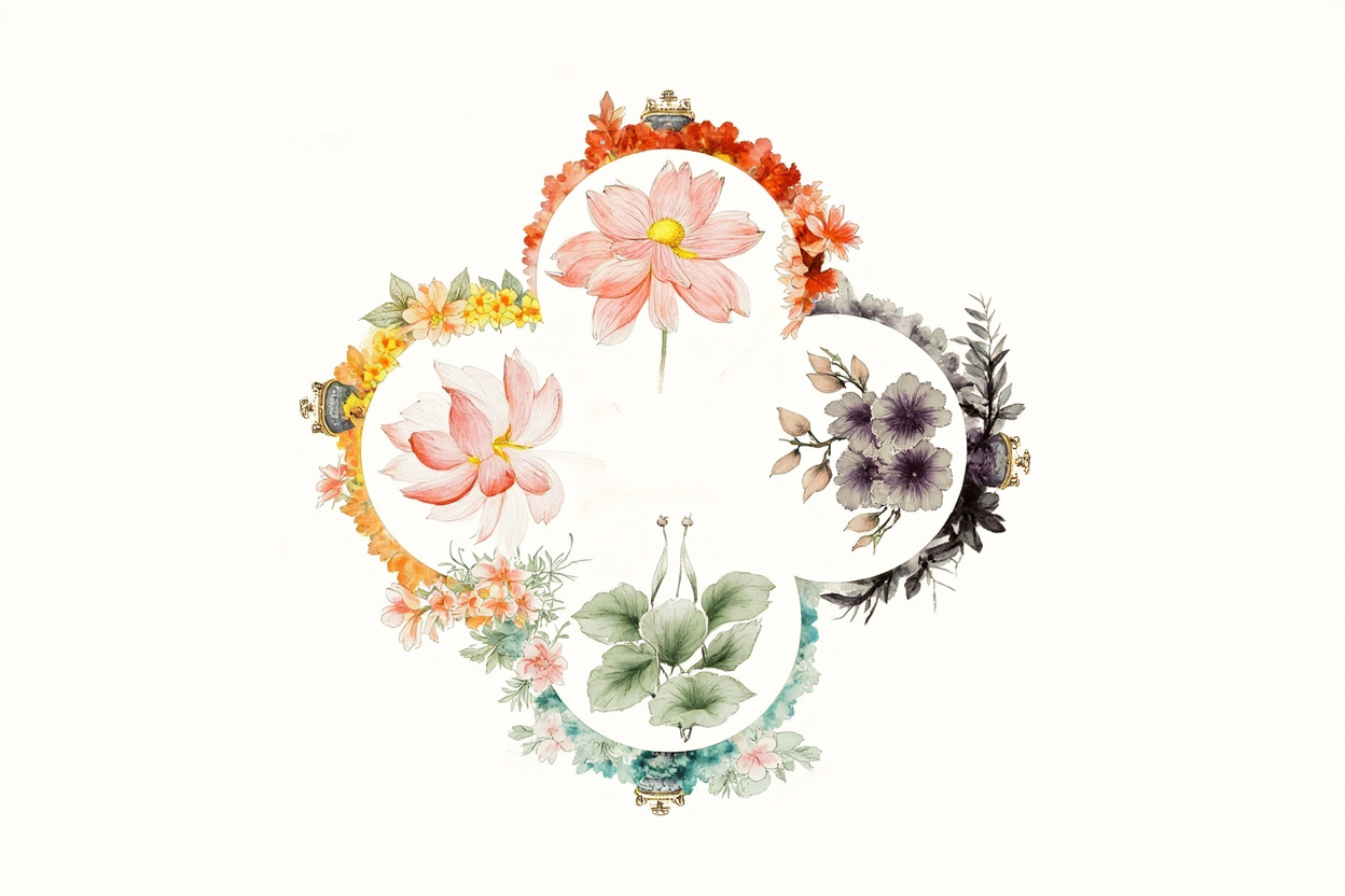 Four seasons of Chinese incense practice