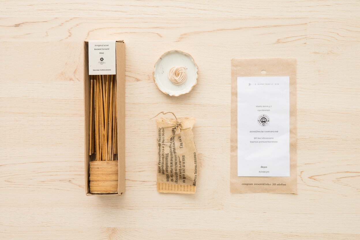 Essential incense starter kit components
