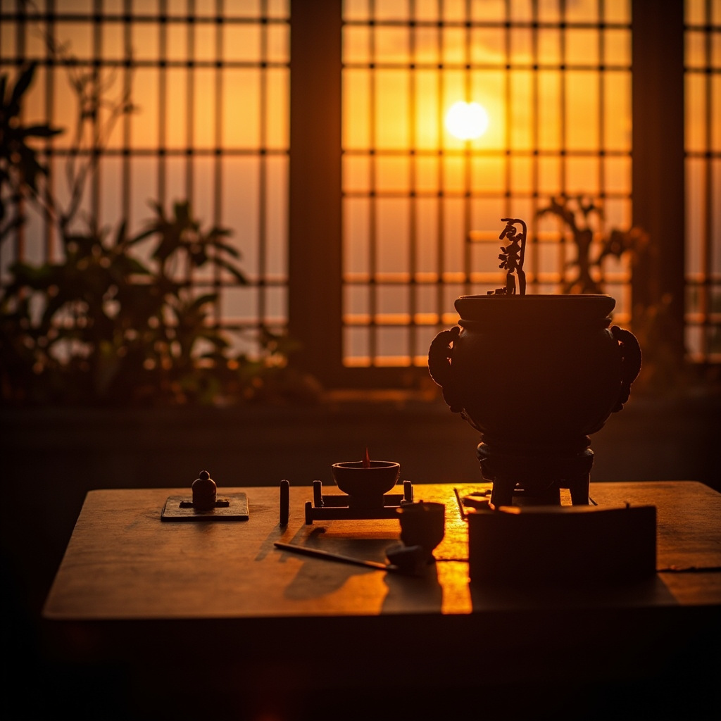 Complete set of incense tools