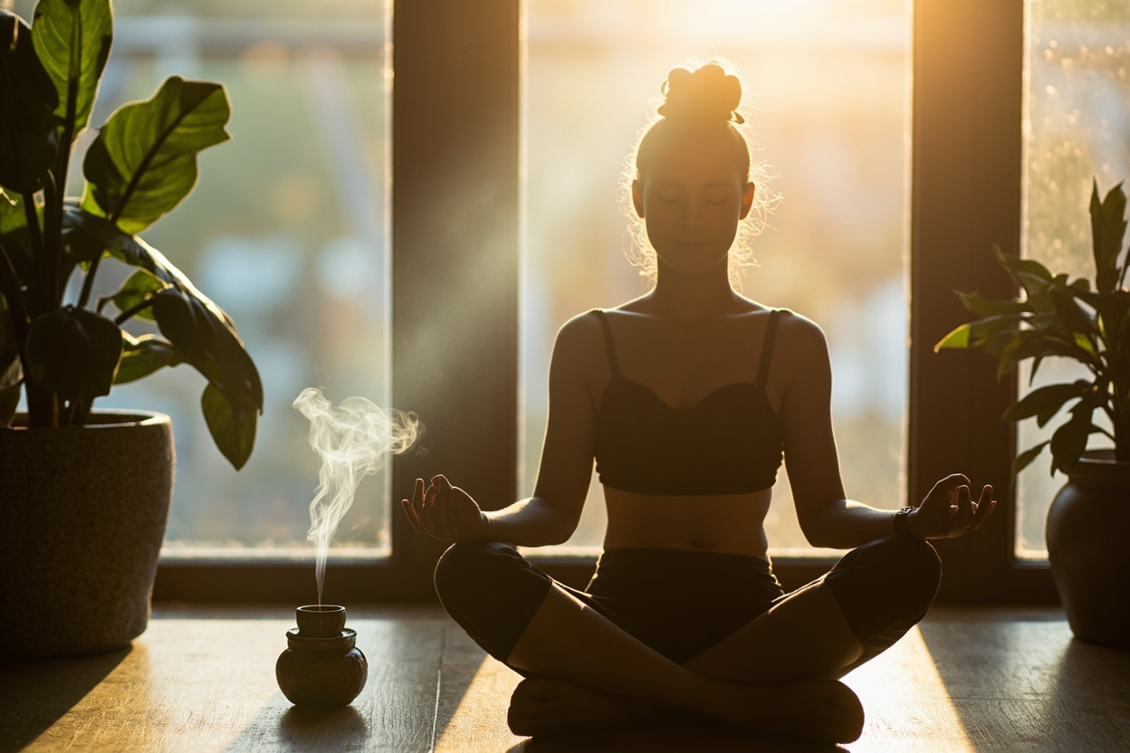 Meditation with Incense for Anxiety