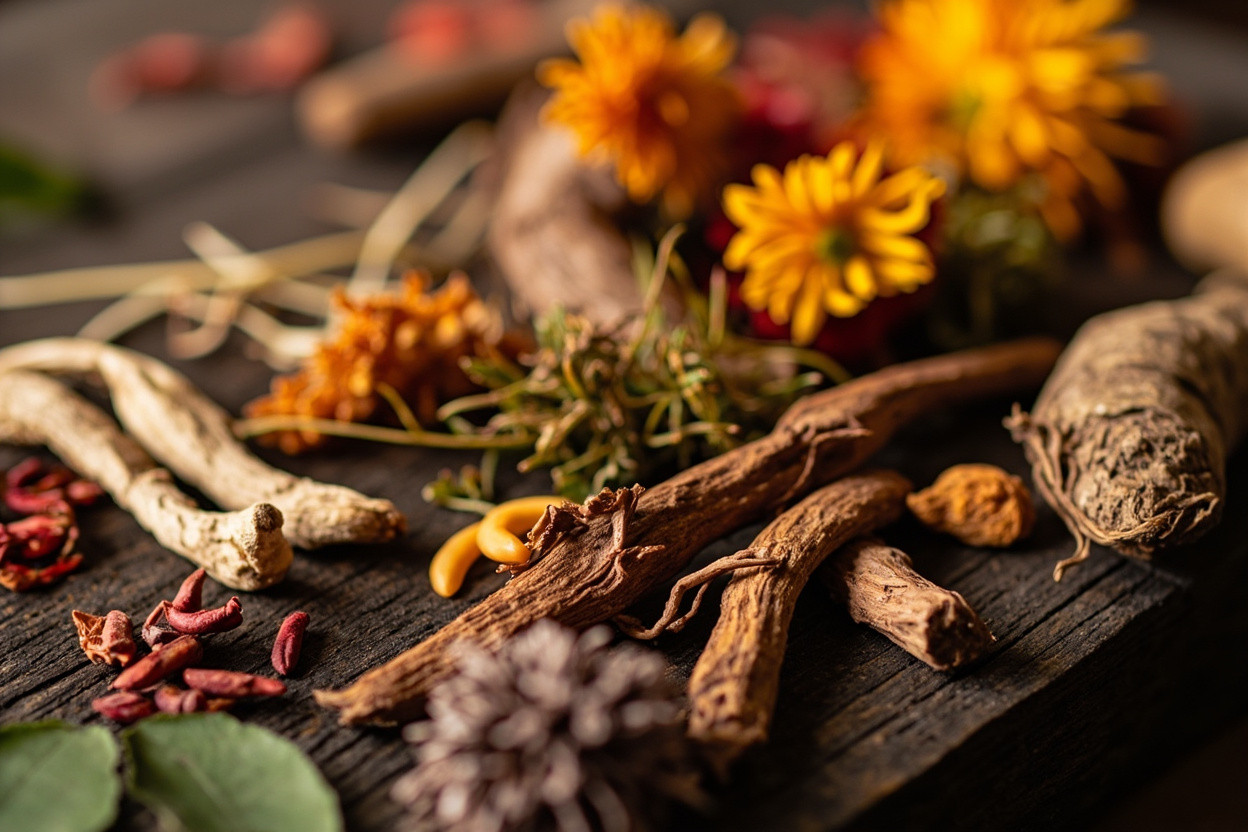 Various types of incense sticks, cones and powder