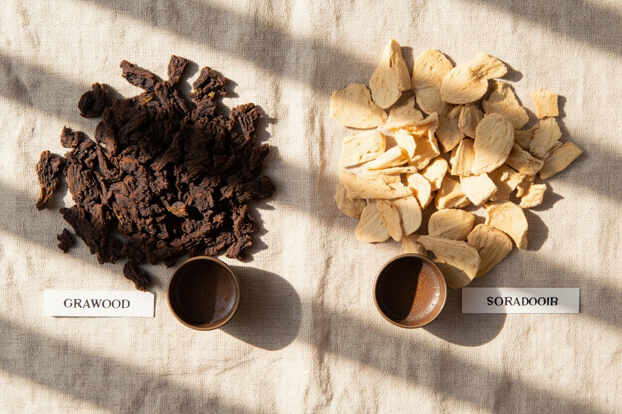 Agarwood vs Sandalwood Comparison