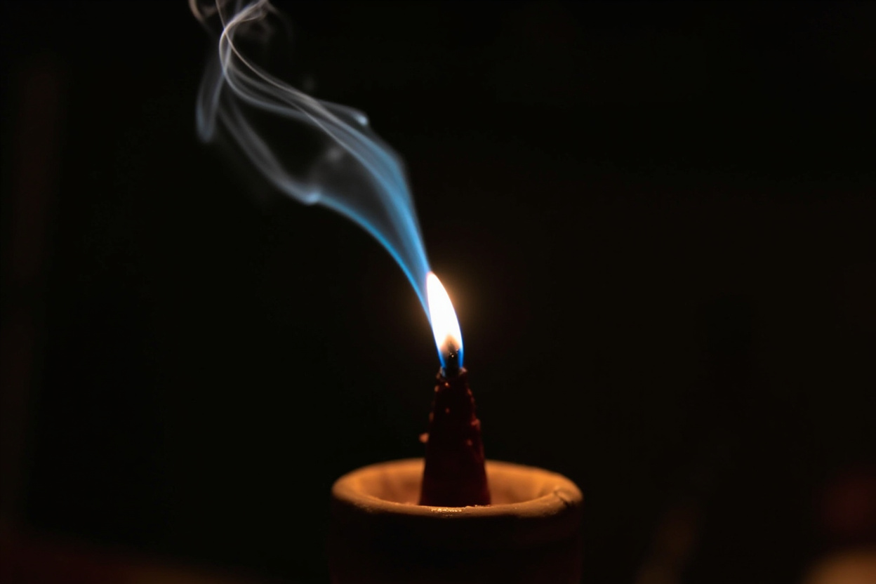 Cone Incense Burning Technique