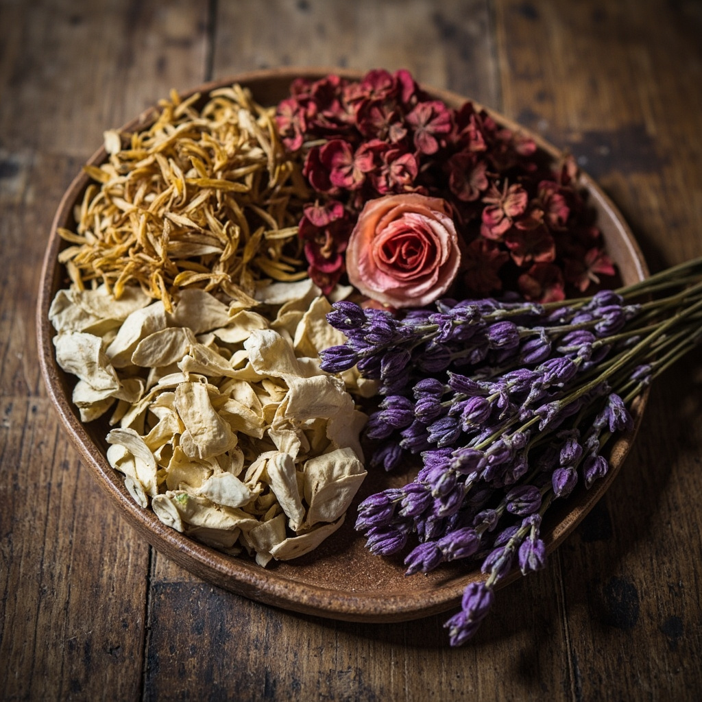 dried flowers incense