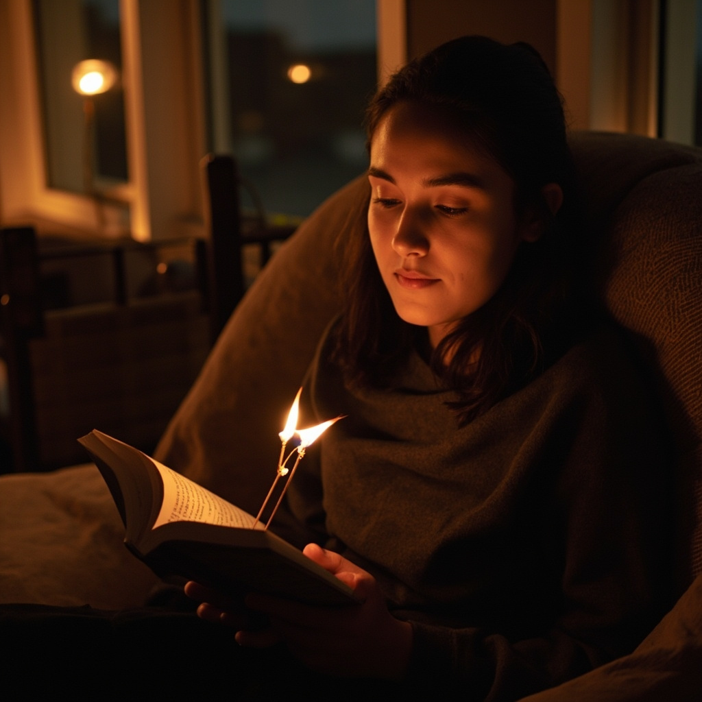 relaxing with incense