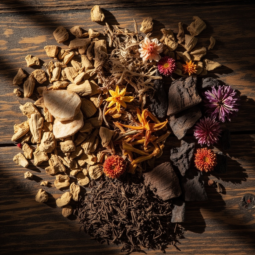 traditional Chinese study with incense