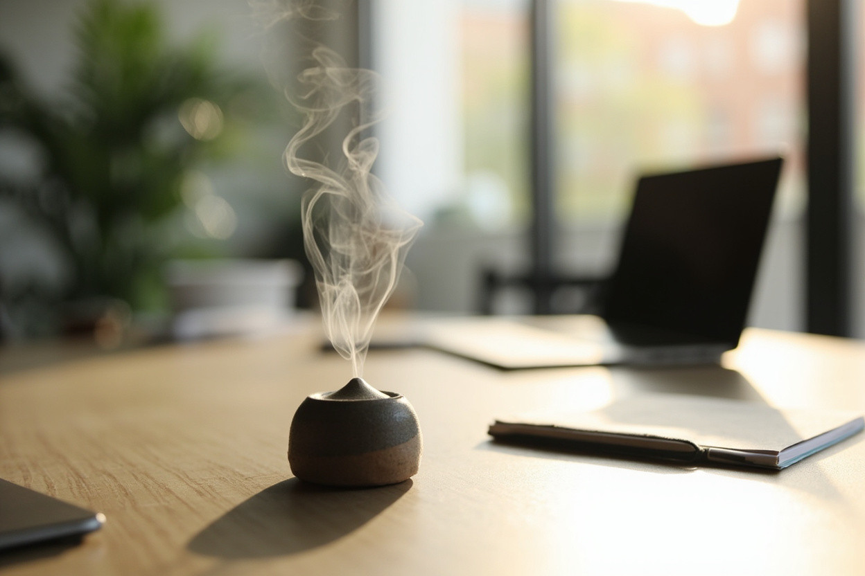 Evening incense wind-down ritual