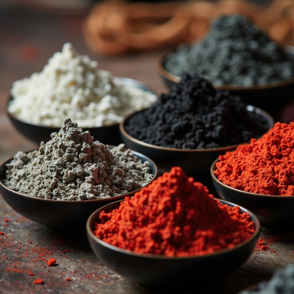 scholar desk incense setup