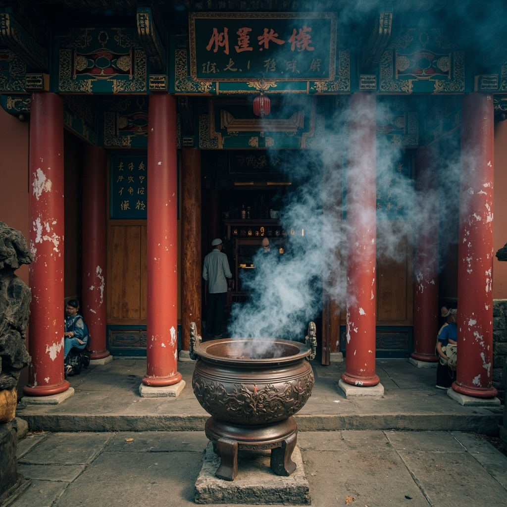 emperor discussing incense