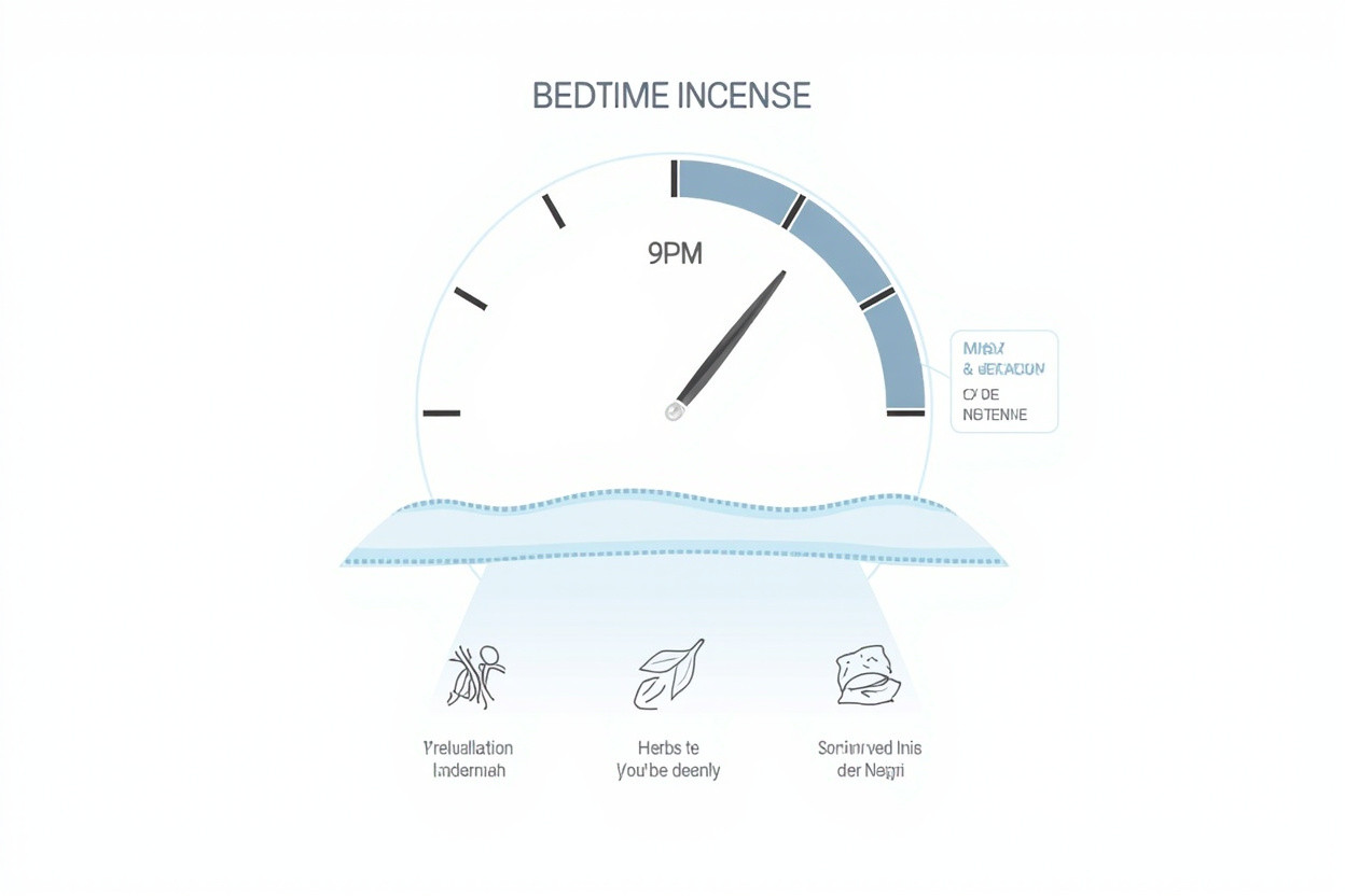 Sleep incense timing body clock 9pm 10pm