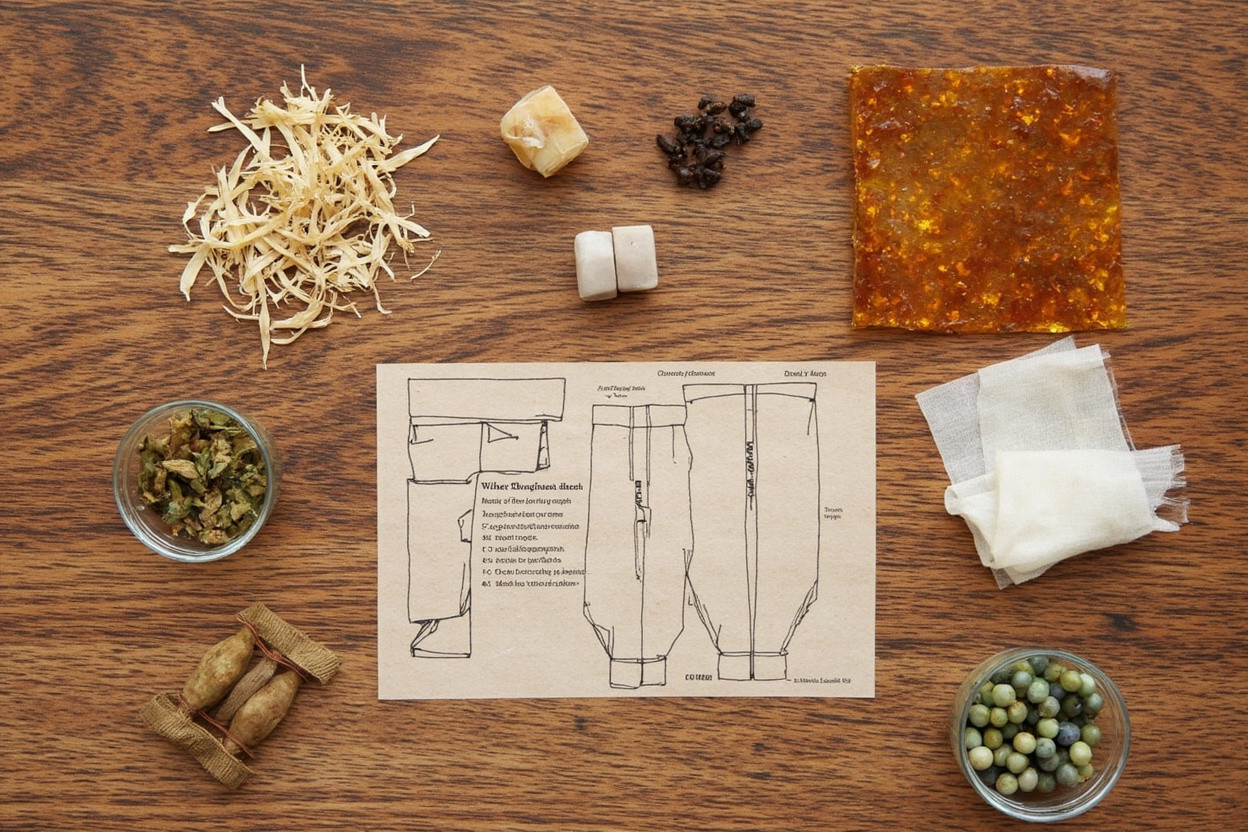 DIY wearable incense sachets